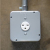 Garvin Industries 4-11/16" Square Industrial Surface Cover, 1/2" Raised, 1.594" Dia.