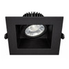 3" Square Regressed Canless Gimbal Downlight, Adjustable, 9W, 800lm, 2700K|3000K|3500K|4000K|5000K