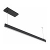 Architectural 0.4" Slim Up & Down Linear Light, 6FT, Power & CCT Selectable, Separate Controls, White or Black