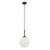 WM-LCFG-8-E26-FR Series, 8" Frosted Glass Architectural Globe Pendant, Multi-CCT, 12W, 1000lm, E26 Base