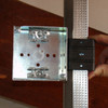 Garvin Industries 4" Square Bracketed Box, 1-1/2" Deep, Welded, with MC/BX Clamps, Metal Stud Brackets
