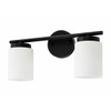 LCFE Series E26 Lamp-Ready Chandelier, 2-Lamp Vanity