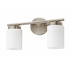 LCFE Series E26 Lamp-Ready Chandelier, 2-Lamp Vanity