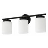 LCFE Series Lamp-Ready Chandelier, E26 Base, 3-Lamp Vanity