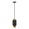 Milan Series 5" Ceiling Cylinder, 12W|16W|20W, 3000K|4000K|5000K, Gold/Black or Brushed Nickel/Black