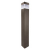 G8 Round 4-Zone Quadrant Modular Bollard, Power and CCT Adjustable, 10W|18W|25W, 3000K|4000K|5000K, White Reflector, Black|Bronze Finish