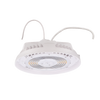 EiKO HBX3 Premium Round High Bay, PowerSet 150/130/100/80W, FieldCCeT Selectable 4000K/5000K, 120-347V, White