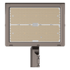 ATG Electronics FORZA FLFZ Beam Angle Adjustable Floodlight, 500W, 3000K|4000K|5000K Selectable, 10KV Surge Protection, Slipfitter/Trunnion/Yoke Mount