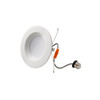 ELD6-13-5CCT-W-SM, 6" LED Downlight Retrofit, 13W, 2700K|3000K|3500K|4000K|5000K, White, Smooth Trim