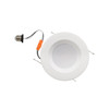 ATG Electronics ELD4 4" LED Downlight Retrofit, 9W, 5CCT Selectable (2700K|3000K|3500K|4000K|5000K), White, Smooth Trim