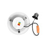 ATG Electronics ELD4 4" LED Downlight Retrofit, 9W, 5CCT Selectable (2700K|3000K|3500K|4000K|5000K), White, Smooth Trim