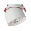 Lotus LED Lights 3" Bullet Floating Gimbal LED, 14W, Adjustable, 5CCT Selectable, White/Black Trim
