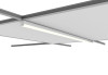 Westgate SCXT Series 4' 1" Wide Linear Fixture, 20/30/40W, 2200/3300/4400lm, 3000K/3500K/4000K, 120-277VAC, 0-10V Dimmable, Direct Downlight, Black