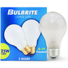 Bulbrite Incandescent 25 Watt A19 Light Bulb With Medium Screw (E26) Base, Pack Of 2, 2700K (Warm White Light) - alternate image 5