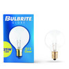 Bulbrite Incandescent 25 Watt G12 Light Bulb With Candelabra Screw (E12) Base, 2700K (Warm White Light) - alternate image 2