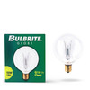 Bulbrite Incandescent 15 Watt G16.5 Light Bulb With A Clear Finish And Candelabra Screw (E12) Base, 2700K (Warm White Light) - alternate image 3