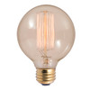 Bulbrite Incandescent 40 Watt G30 Light Bulbs With An Antique Finish And Medium Screw (E26) Base, 2200K (Amber Light) - main product image