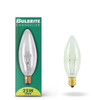 Bulbrite Incandescent 25 Watt B10 Light Bulb With A Clear Finish And Candelabra Screw (E12) Base, 2700K (Warm White Light) - alternate image 2