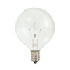 Bulbrite Krypton/Xenon 25 Watt G16.5 Light Bulb With A Clear Finish And Candelabra Screw (E12) Base, 2700K (Warm White Light) - main product image