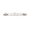 Bulbrite Halogen 100 Watt T3 Light Bulb With A Clear Finish And Double Ended (Rsc) Base, 2900K (Soft White Light) - main product image