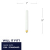 Bulbrite Incandescent 75 Watt T8 Light Bulb With Medium Screw (E26) Base, 2700K (Warm White Light) - alternate image 6