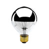 Bulbrite Incandescent 100 Watt G25 Light Bulbs With A Half Chrome Finish And Medium Screw (E26) Base, 2700K (Warm White Light) - main product image