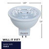 Bulbrite 6 Watt MR16 Light Bulb With Gu5.3 Base - alternate image 5