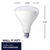 Bulbrite LED 15 Watt BR40 Light Bulb With A Frost Finish And Medium Screw (E26) Base - alternate image 8