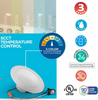14 Watt 5/6" Integrated LED Recessed Downlight With E26 Quick Connect Adapter 5 CCT - 27/30/35/40/50K, 1100 Lumens - alternate image 5