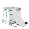 12 Watt 4" Integrated LED Recessed Downlight With E26 Quick Connect Adapter 5 CCT - 27/30/35/40/50K, 1100 Lumens - alternate image 2