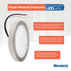 Bulbrite LED 10.3 Watt Flush Mount Fixture, 3000K (Soft White Light) - alternate image 14