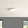 5" Round 10.3-Watt 5 Color Selectable LED Flush Mount Light, 850 Lumens, White Finish - lifestyle image