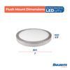 Bulbrite LED 14 Watt Flush Mount Fixture, 3000K (Soft White Light) - alternate image 15