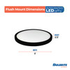 Bulbrite LED 17 Watt Flush Mount Fixture, 3000K (Soft White Light) - alternate image 4