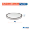 Bulbrite LED 17 Watt Flush Mount Fixture, 3000K (Soft White Light) - alternate image 15