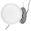 Bulbrite LED 17 Watt Flush Mount Fixture, 3000K (Soft White Light) - angled view