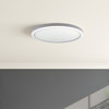 9" Round 17-Watt 5 Color Selectable LED Flush Mount Light, 1400 Lumens, White Finish - lifestyle image