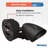 Wired Outdoor 2-Head LED Security Flood Light, Black Finish - alternate image 6