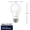 Bulbrite LED 41768 Watt A19 Light Bulb With A Frost Finish And Medium Screw (E26) Base - alternate image 5