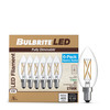 Bulbrite LED 4.1 Watt B11 Light Bulb With A Clear Finish And Candelabra Screw (E12) Base, Pack Of 6 - alternate image 2