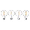 Bulbrite LED 7.6 Watt G25 Light Bulb With A Clear Finish And Medium Screw (E26) Base, Pack Of 4 - main product image