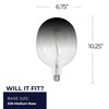 Bulbrite LED 4.5 Watt C53 Light Bulb With Medium Screw (E26) Base, 3000K - alternate image 6