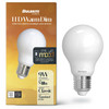LED Filament 9 Watt A19 Light Bulb With A Milky Finish And A Medium Screw E26 Base - 3000K-1800K Color Temperature, 800 Lumens - alternate image 2