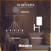 LED Filament 5 Watt B11 Light Bulb With A Milky Finish And A Candelabra Screw E12 Base - 3000K-1800K Color Temperature, 500 Lumens - alternate image 3