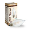 Bulbrite LED 4 Watt C15 Light Bulb With A Satin Finish And Medium Screw (E26) Base, 2700K (Warm White Light) - alternate image 2