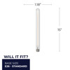 Bulbrite LED 5 Watt T9 15" Light Bulb With A Clear Finish And Medium Screw (E26) Base - alternate image 1