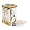 LED Filament 4.5 Watt B11 Light Bulb With A Clear Finish And A Medium Screw E26 Base - 2700K (Warm White Light) 350 Lumens - alternate image 2
