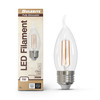 Bulbrite LED 5 Watt CA10 Flame Light Bulb With A Clear Finish And Medium Screw (E26) Base - alternate image 4