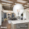 Bulbrite LED 5 Watt G25 Light Bulb With Medium Screw (E26) Base, 2700K (Warm White Light) - alternate image 12