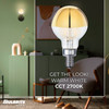 Bulbrite LED 2.5 Watt G16 Light Bulb With A Half Gold Finish And Medium Screw (E12) Base, 2700K (Warm White Light) - alternate image 2